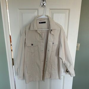 Cream Corduroy Jacket